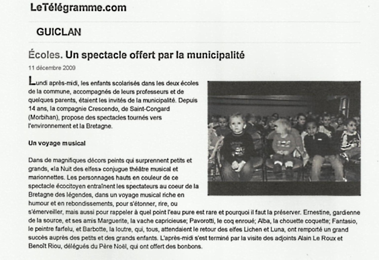 La Nuit des Elfes &agrave; Guiclan