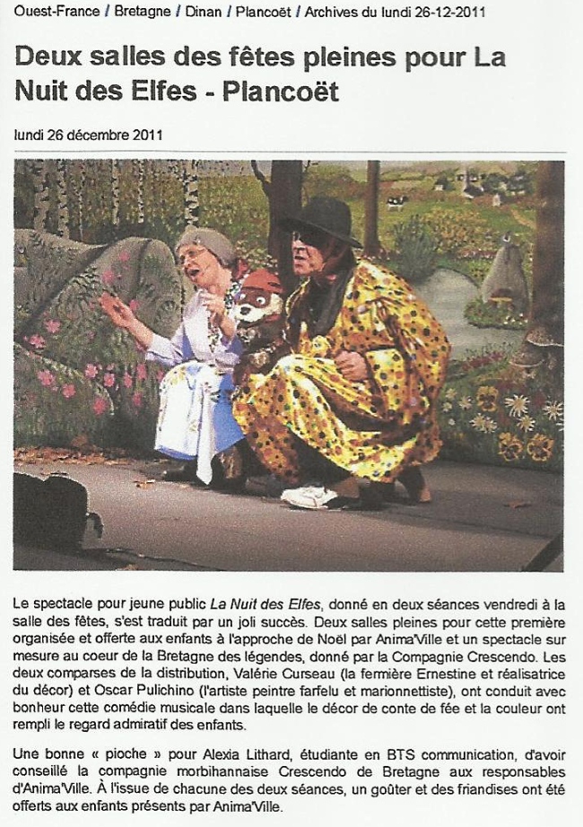 lLa nuit des Elfes &agrave; Planco&euml;t