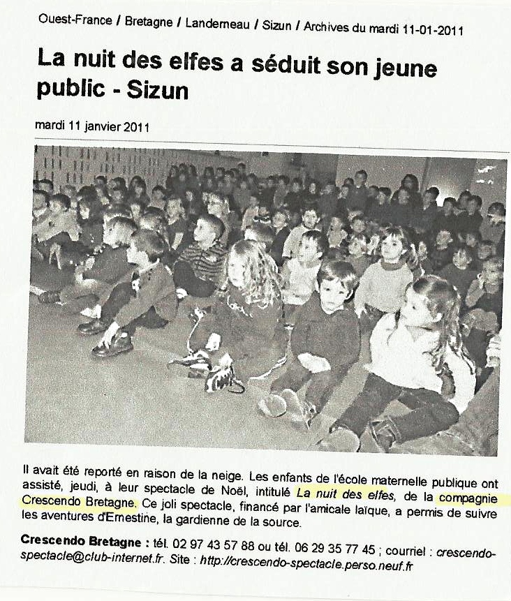 article de presse Sizun