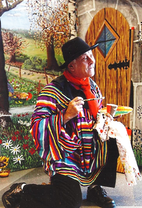 Fantasio Pinto : un peintre bien &eacute;tourdi ! &copy; Cie Crescendo Bretagne